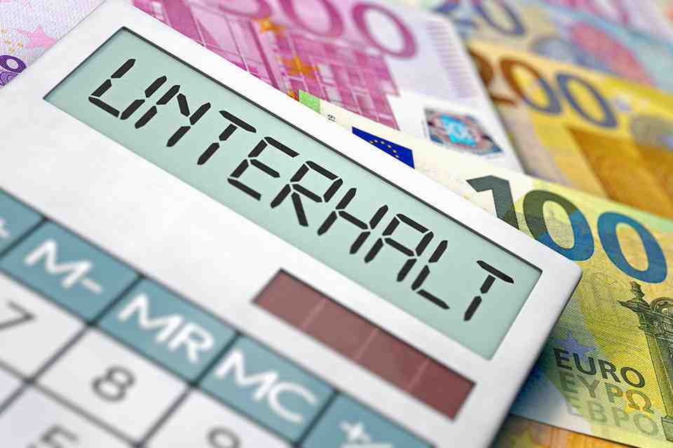 © bluedesign - stock.adobe.com Schriftzug Unterhalt