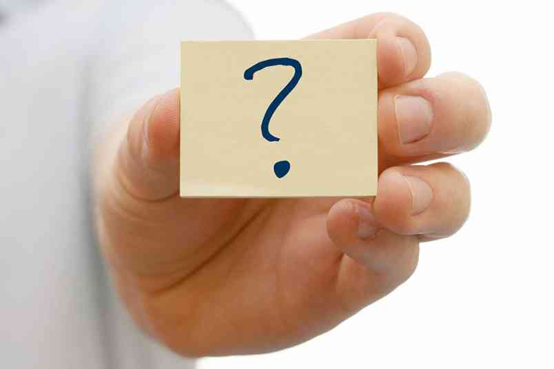 © sk_design - Fotolia.com Fragezeichen auf Post-It